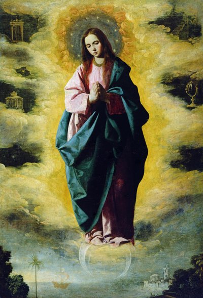 A Imaculada Conceição, c.1630-35 de Francisco de Zurbaran